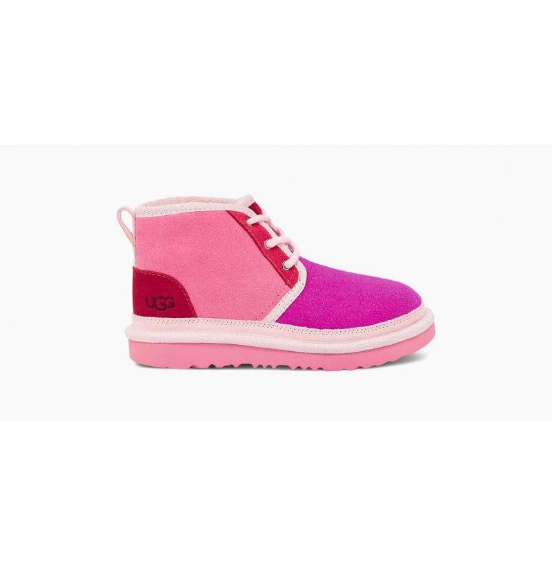 UGG Neumel Mashup Chukka Topanky Detske Ruzove Ruzove Červené | SK-803MTHBQK