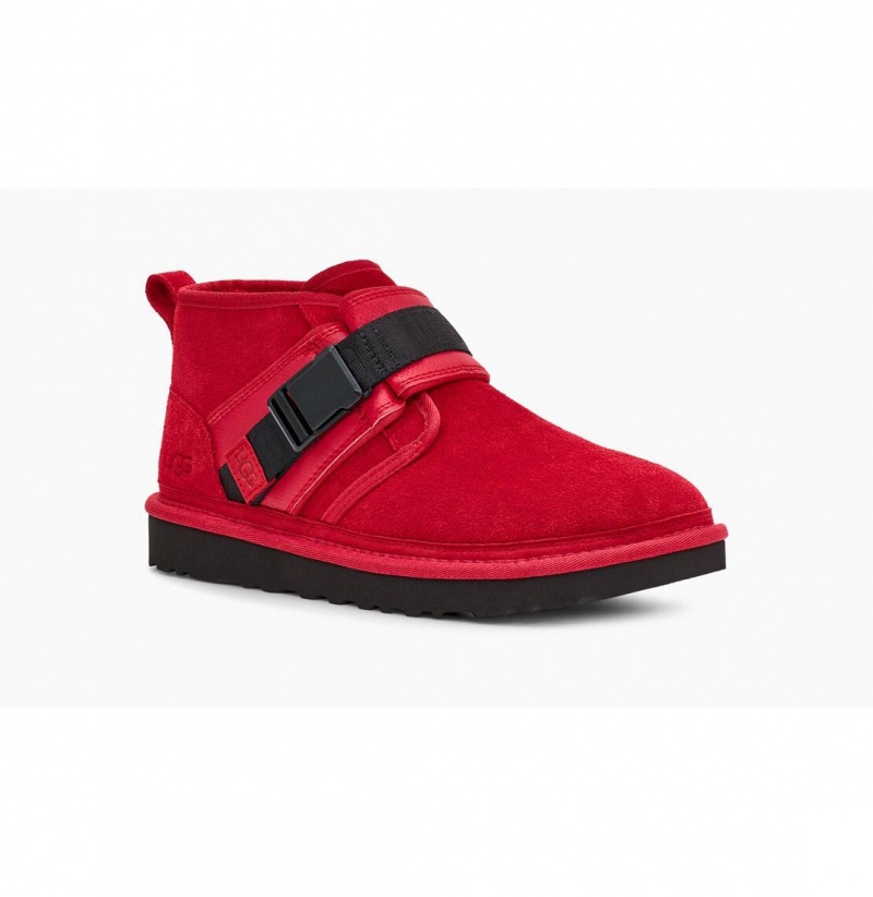 UGG Neumel Snapback Chukka Topanky Panske Červené | SK-102VCBZLX