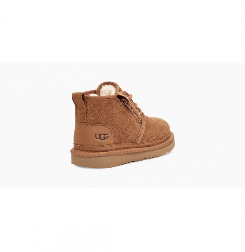 UGG Neumel Zip Chukka Topanky Detske Hnede | SK-214VOGJEN