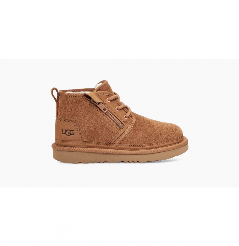 UGG Neumel Zip Chukka Topanky Detske Hnede | SK-214VOGJEN