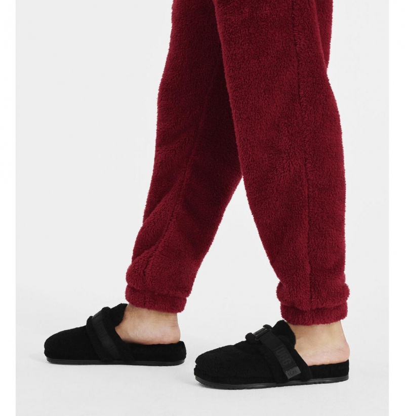 UGG Niko Sherpa Jogger Nohavice Panske Červené | SK-934JGOQRY