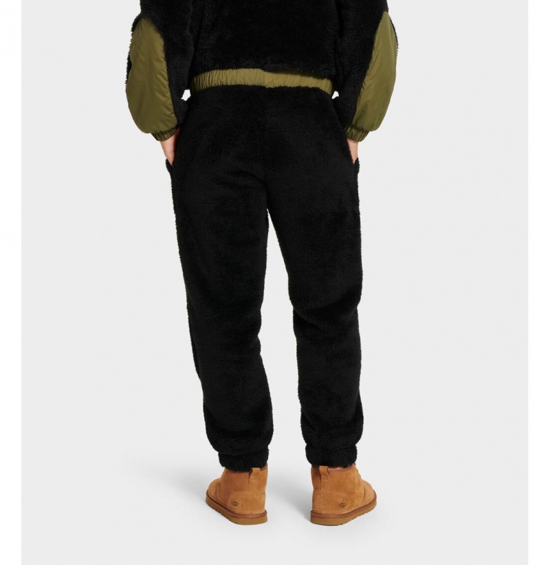 UGG Niko Sherpa Jogger Nohavice Panske Čierne Olivovo Zelená | SK-051VRSPQL