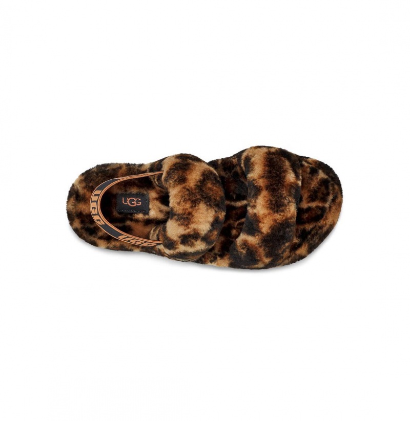 UGG Oh Yeah Panther Print Papuce Damske Leopardie | SK-142MENWIF