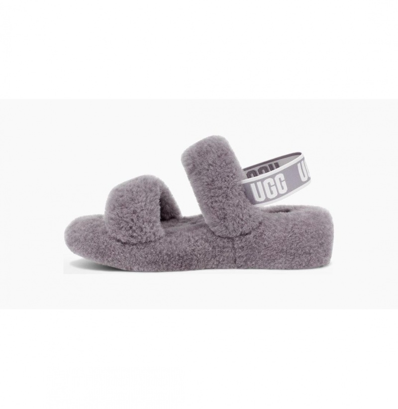 UGG Oh Yeah Papuce Damske Siva | SK-702STGNAX
