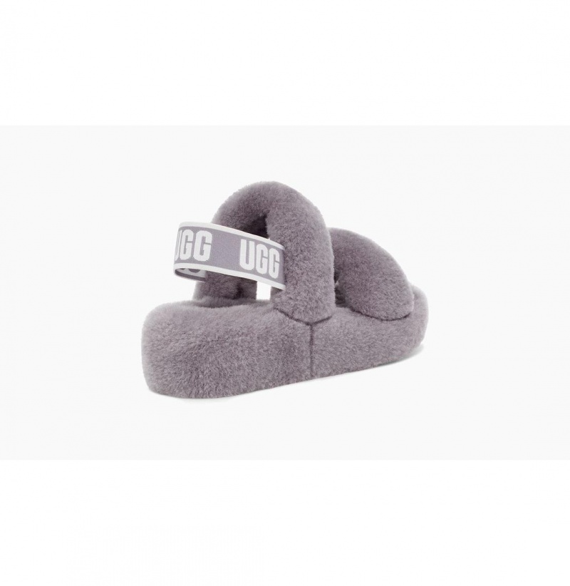 UGG Oh Yeah Papuce Damske Siva | SK-702STGNAX