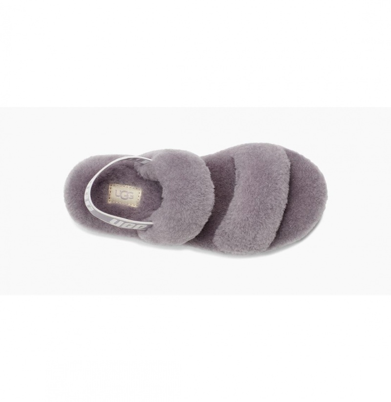 UGG Oh Yeah Papuce Damske Siva | SK-702STGNAX