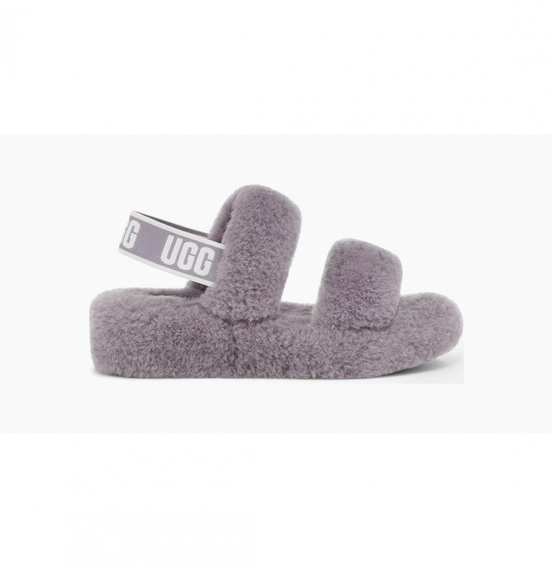 UGG Oh Yeah Papuce Damske Siva | SK-702STGNAX