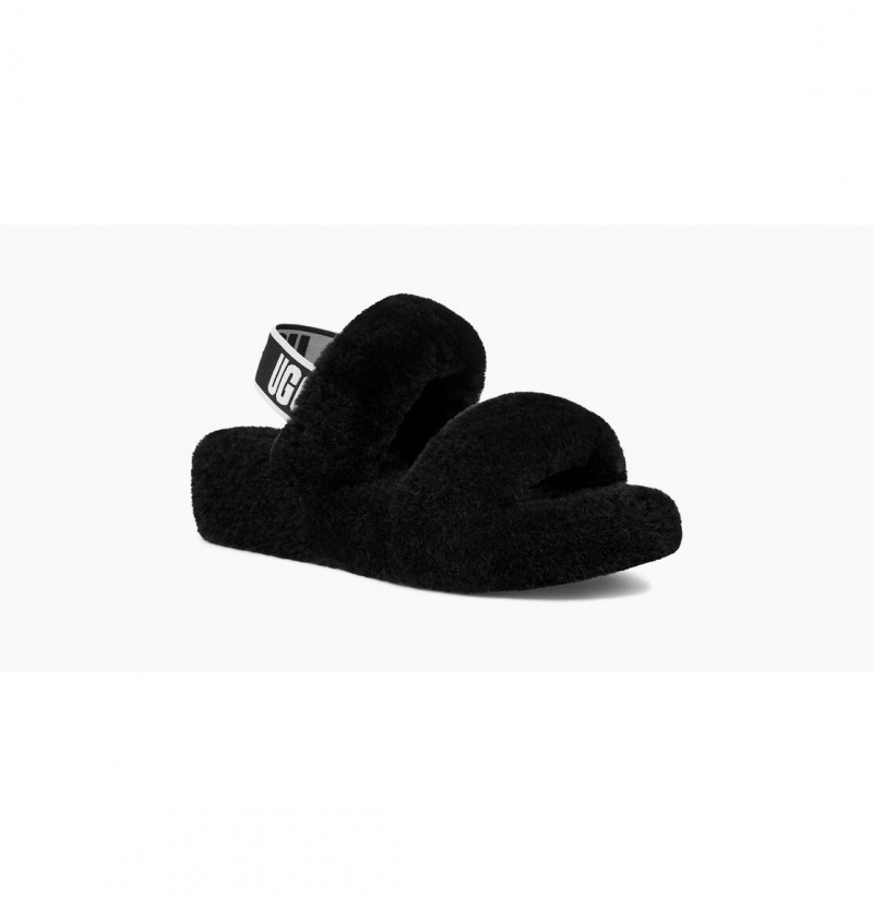UGG Oh Yeah Papuce Damske Čierne | SK-098GTRQAF