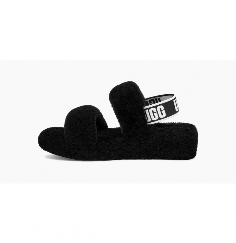 UGG Oh Yeah Papuce Damske Čierne | SK-098GTRQAF