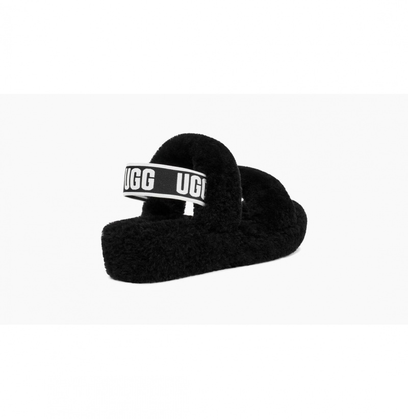 UGG Oh Yeah Papuce Damske Čierne | SK-098GTRQAF