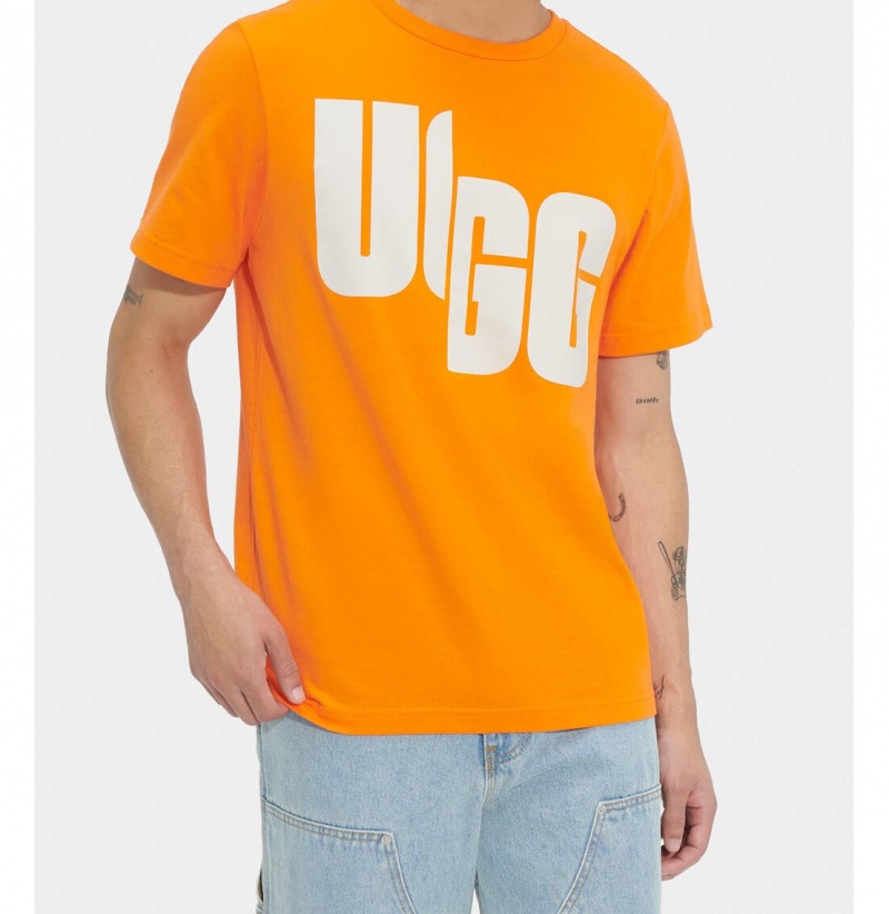 UGG Oversized Logo Chopd Tricko Damske Oranžové | SK-361JLOTKB
