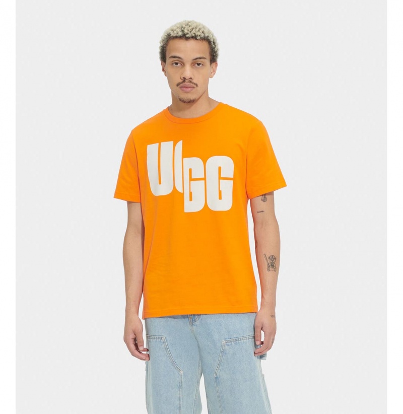 UGG Oversized Logo Chopd Tricko Damske Oranžové | SK-361JLOTKB
