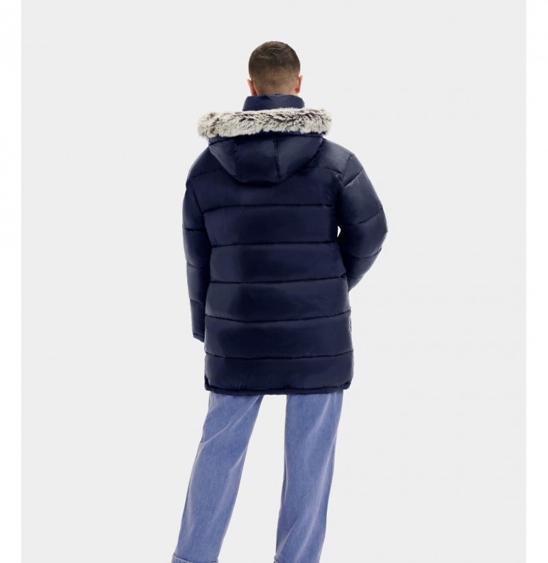 UGG Ozzy Stredne-Length Puffer Bundy Damske Námornícka Modrá | SK-097LSUWHT