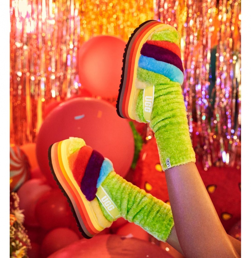 UGG PRIDE Leda Cozy Ponozky Damske Zelene | SK-235QVEZLO