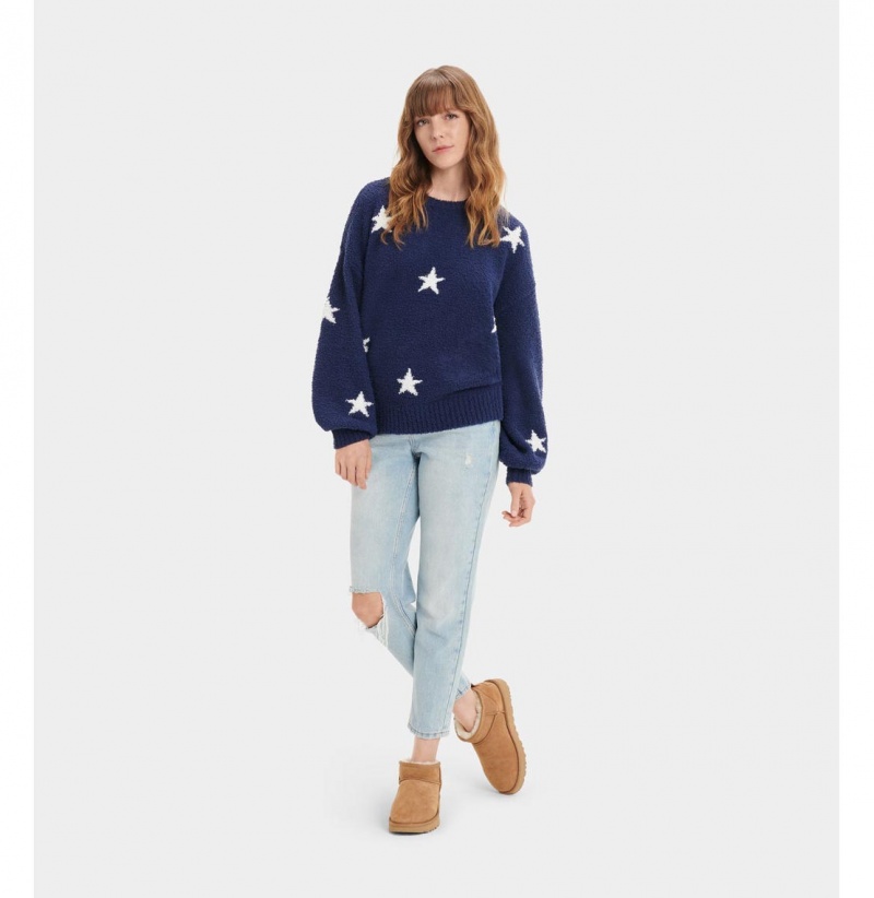 UGG Paden Pullover Svetre Damske Námornícka Modrá | SK-056CPWGOF
