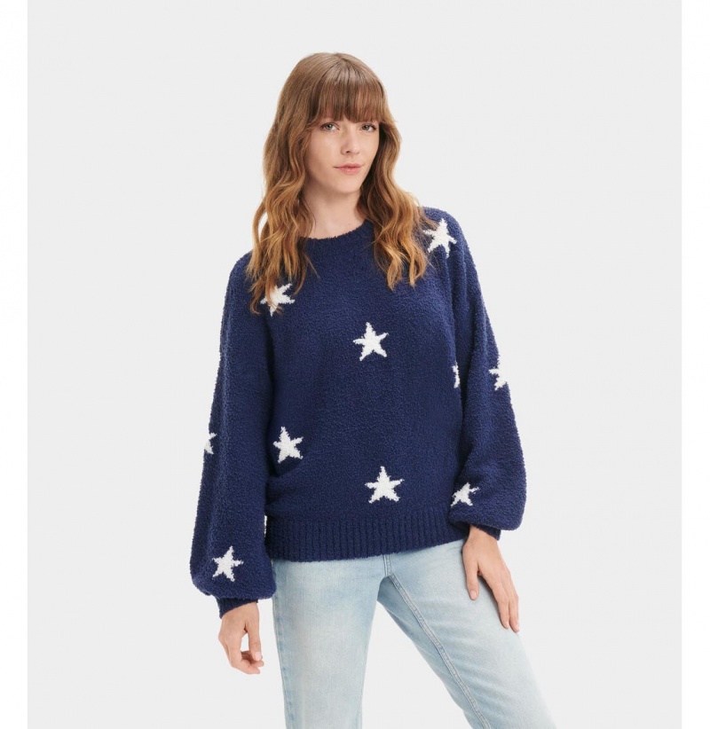 UGG Paden Pullover Svetre Damske Námornícka Modrá | SK-056CPWGOF