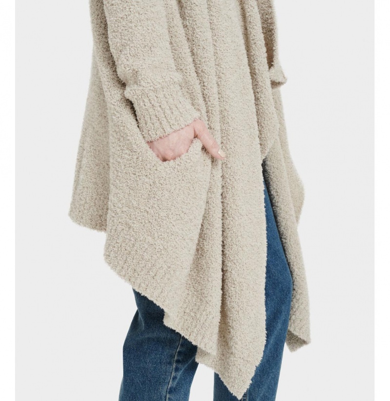 UGG Phoebe Wrap Kardigan Damske Hnedožltý | SK-386YPRXQB