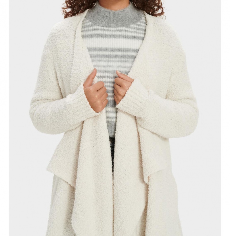 UGG Phoebe Wrap Kardigan Damske Krém | SK-624YPEJWH
