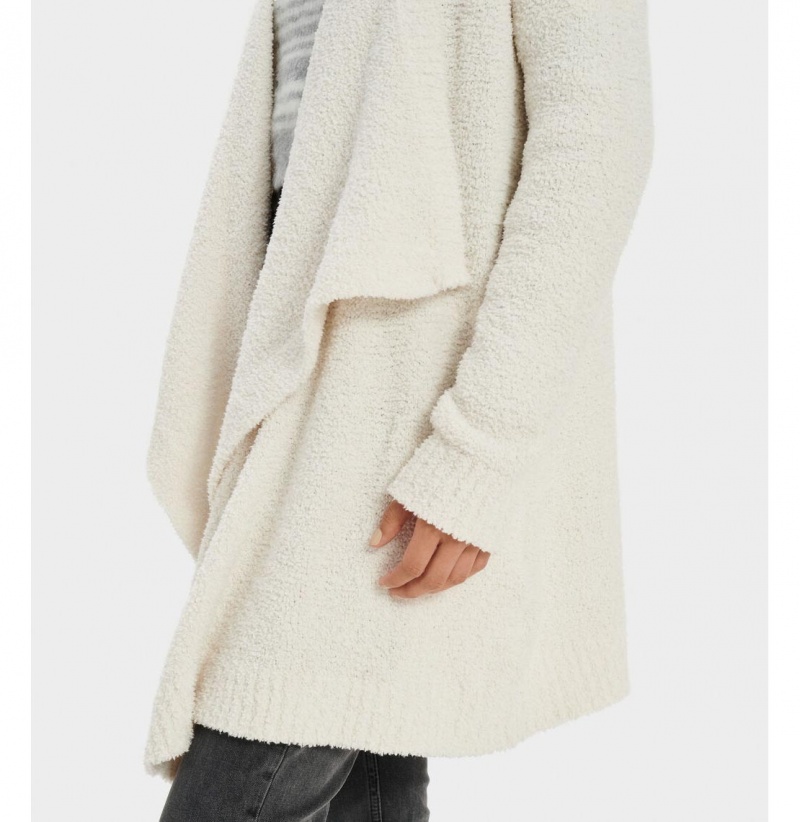 UGG Phoebe Wrap Kardigan Damske Krém | SK-624YPEJWH