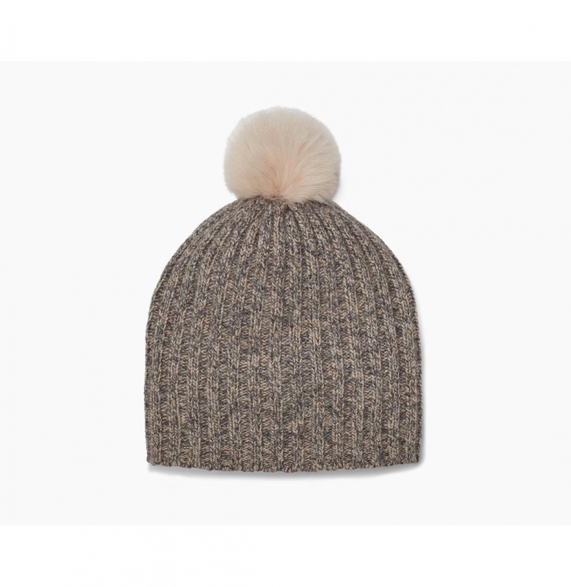UGG Pippa Rib Knit Pom Klobuky Damske Siva Viacfarebný | SK-658NVRJYE