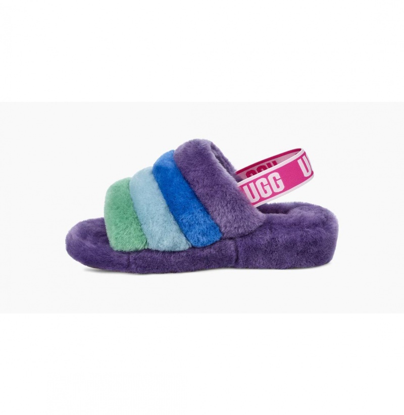 UGG Pride Fluff Yeah Slapky Papuce Damske Viacfarebný Nachový | SK-621TCEHYN