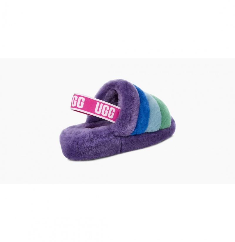 UGG Pride Fluff Yeah Slapky Papuce Damske Viacfarebný Nachový | SK-621TCEHYN
