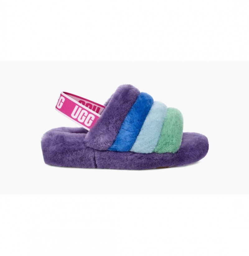 UGG Pride Fluff Yeah Slapky Papuce Damske Viacfarebný Nachový | SK-621TCEHYN