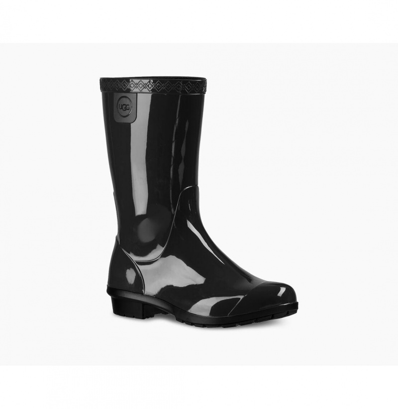 UGG Raana Gumaky Detske Čierne | SK-538ISJFRQ