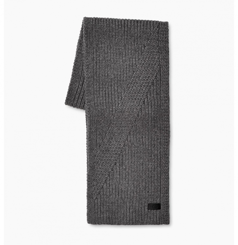 UGG Rebrovaný Knit Stripe Satky Panske Tmavo Siva | SK-951FJPTNR