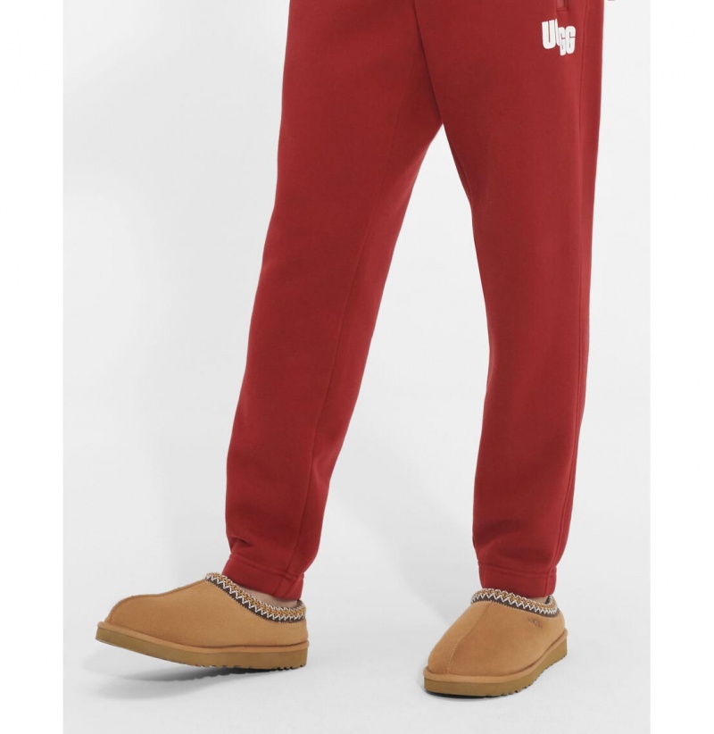UGG Ricky Chopd Jogger Nohavice Panske Červené | SK-237PTBMWN