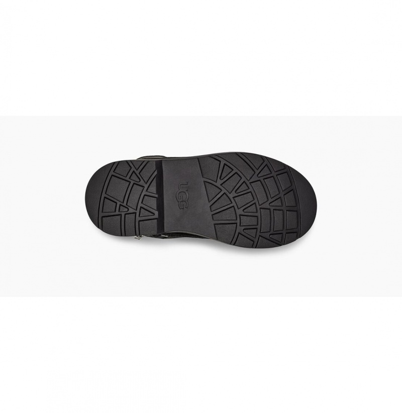 UGG Robley Weather Snurovacie Topanky Detske Čierne | SK-730YWKRLN