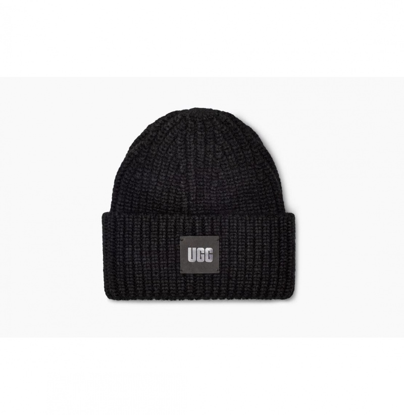 UGG Robustný Rib Ciapka Damske Čierne | SK-609FSYNJD
