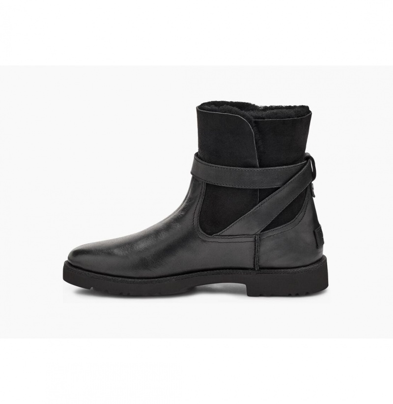 UGG Romely Prackou Zimne Topanky Damske Čierne | SK-021BGLCFZ