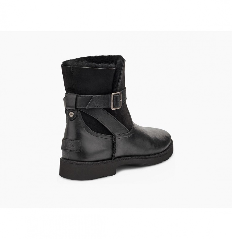 UGG Romely Prackou Zimne Topanky Damske Čierne | SK-021BGLCFZ