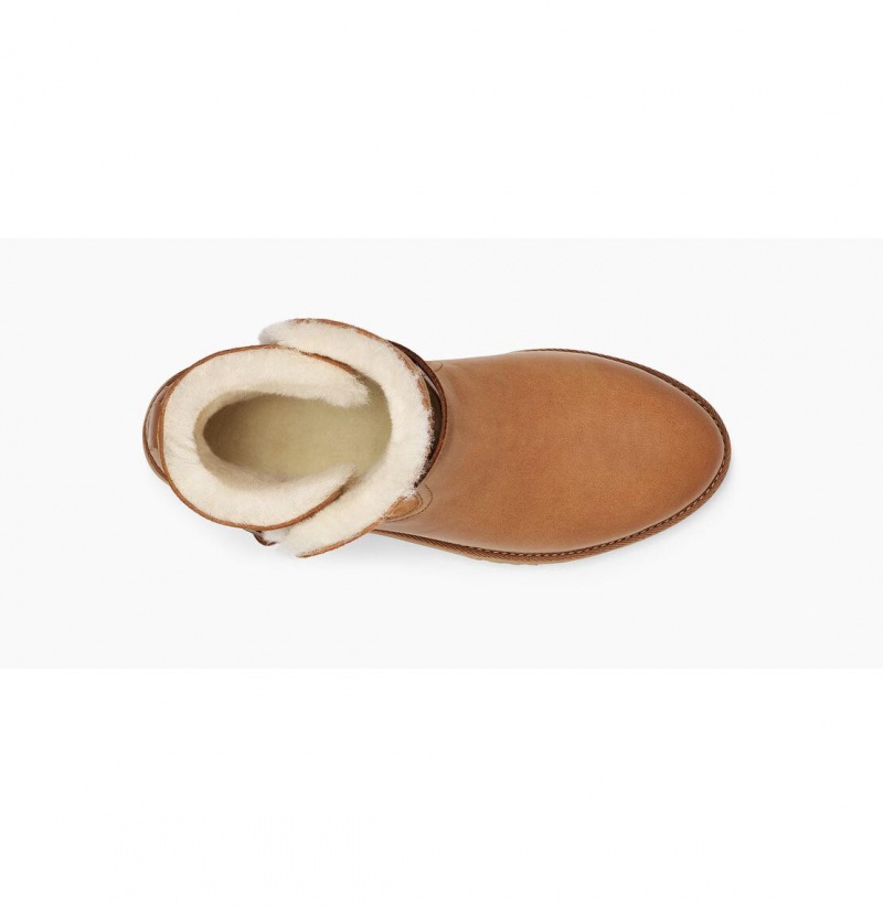 UGG Romely Prackou Zimne Topanky Damske Hnede | SK-842XUMSWD
