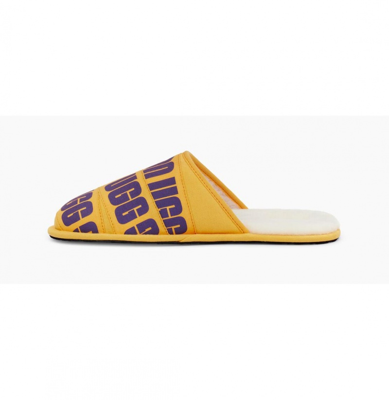 UGG Scuff Grafika Band Papuce Panske Nachový Žlté | SK-275UHOFAY