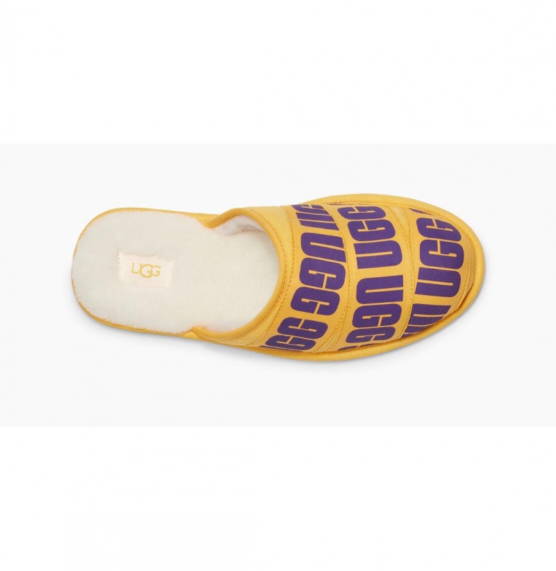 UGG Scuff Grafika Band Papuce Panske Nachový Žlté | SK-275UHOFAY
