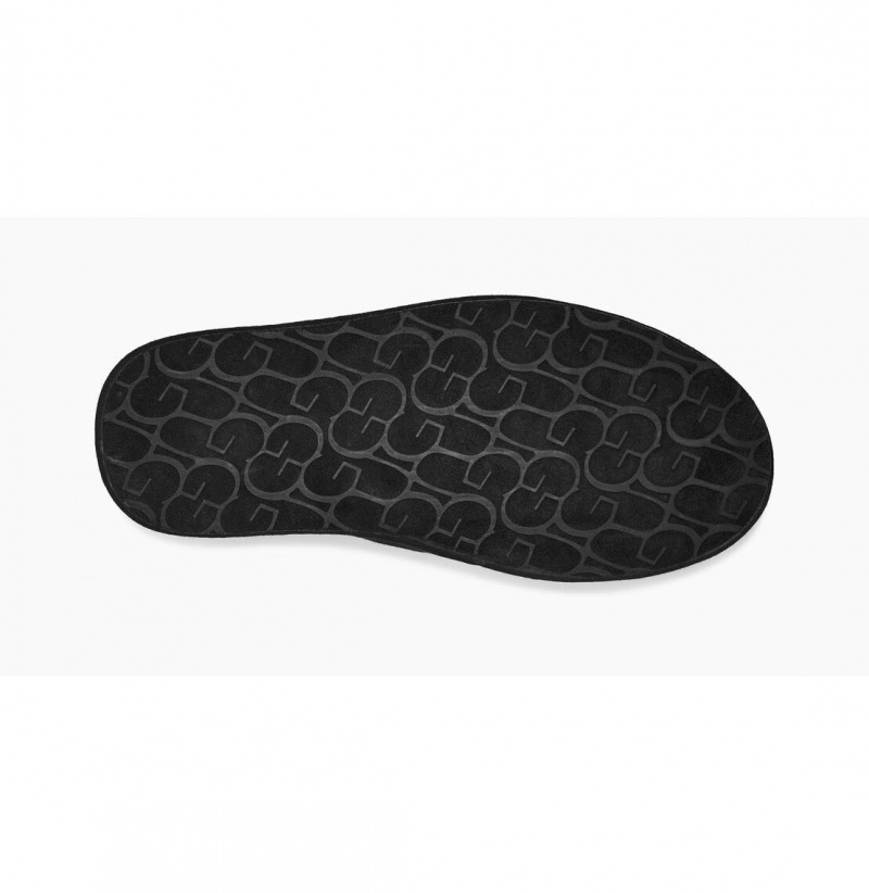 UGG Scuff Grafika Band Papuce Panske Čierne | SK-396ZJPGUS
