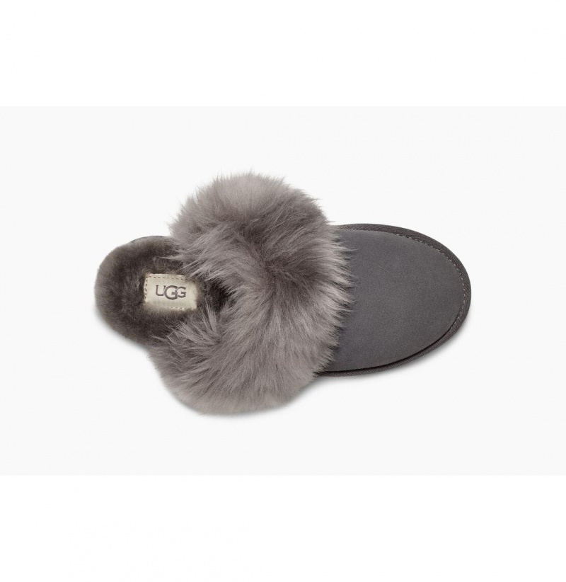 UGG Scuff Sis Papuce Damske Tmavo Siva | SK-358PZQLWA
