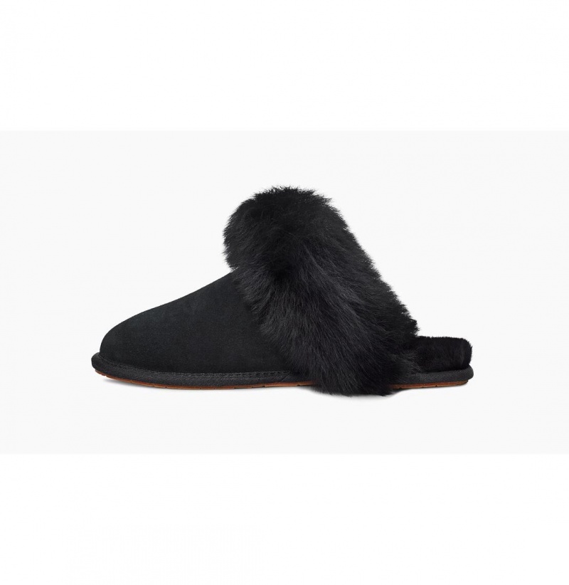 UGG Scuff Sis Papuce Damske Čierne | SK-358BYCIVZ