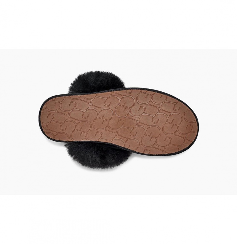 UGG Scuff Sis Papuce Damske Čierne | SK-358BYCIVZ