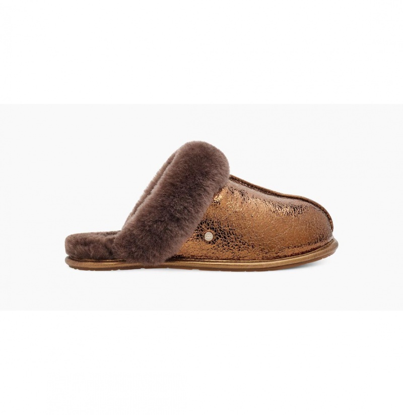 UGG Scuffette II Metallic Sparkle Papuce Damske Siva Zlate Žlté | SK-539YFGKRQ