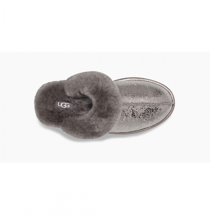 UGG Scuffette II Metallic Sparkle Papuce Damske Siva | SK-730CLDQYZ