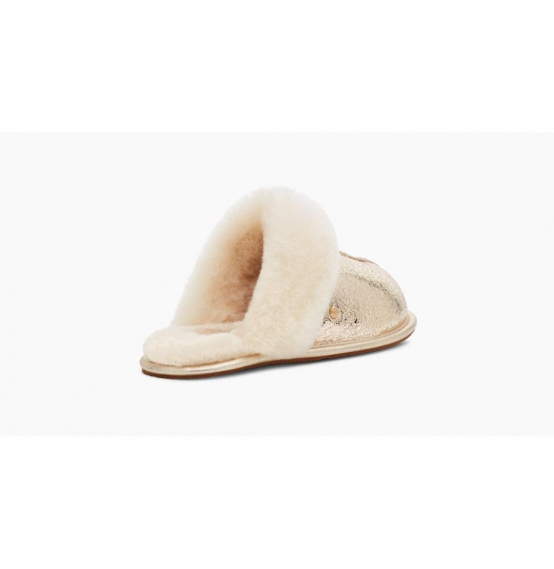 UGG Scuffette II Metallic Sparkle Papuce Damske Zlate | SK-617JQUSXK