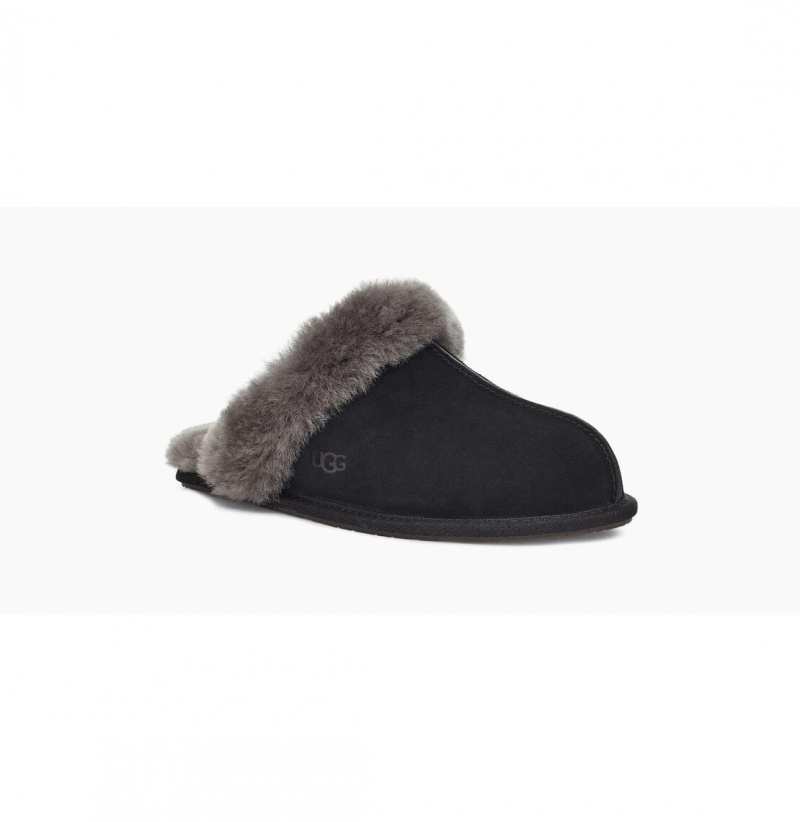 UGG Scuffette II Papuce Damske Čierne Siva | SK-254KLQGXI