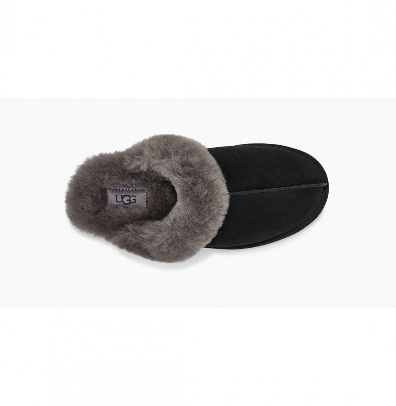 UGG Scuffette II Papuce Damske Čierne Siva | SK-254KLQGXI