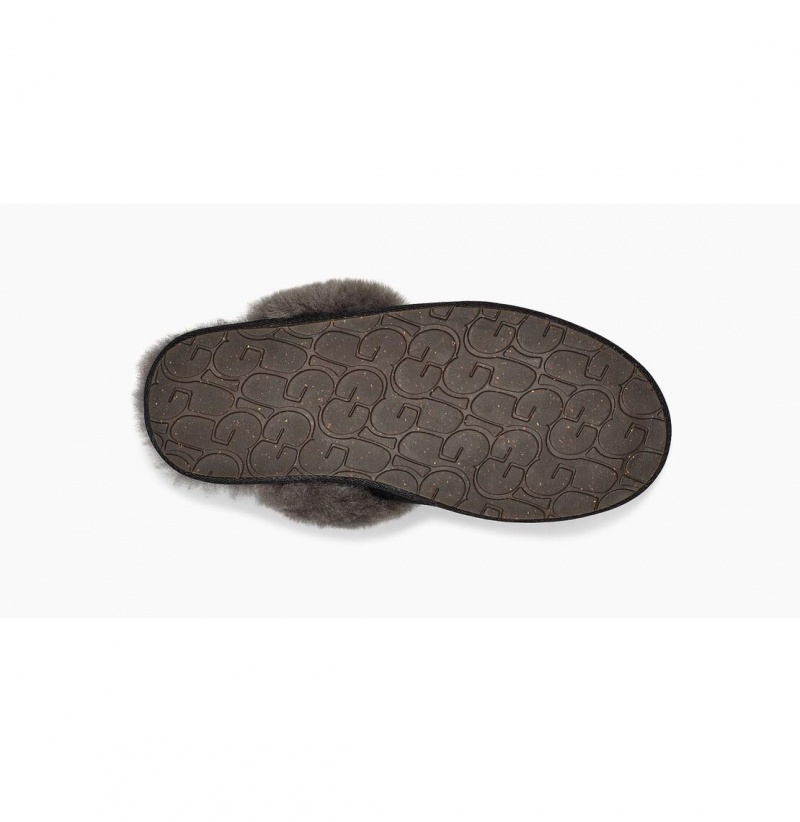 UGG Scuffette II Papuce Damske Čierne Siva | SK-254KLQGXI