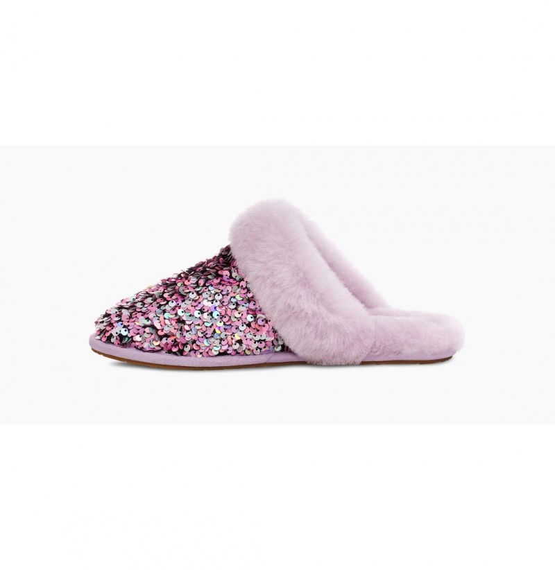 UGG Scuffette II Stellar Sequin Papuce Damske Ruzove Kvetinové | SK-137MOCXGI