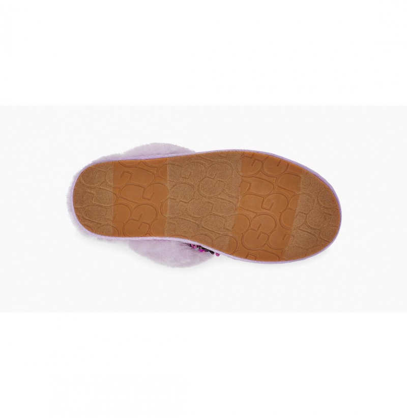 UGG Scuffette II Stellar Sequin Papuce Damske Ruzove Kvetinové | SK-137MOCXGI