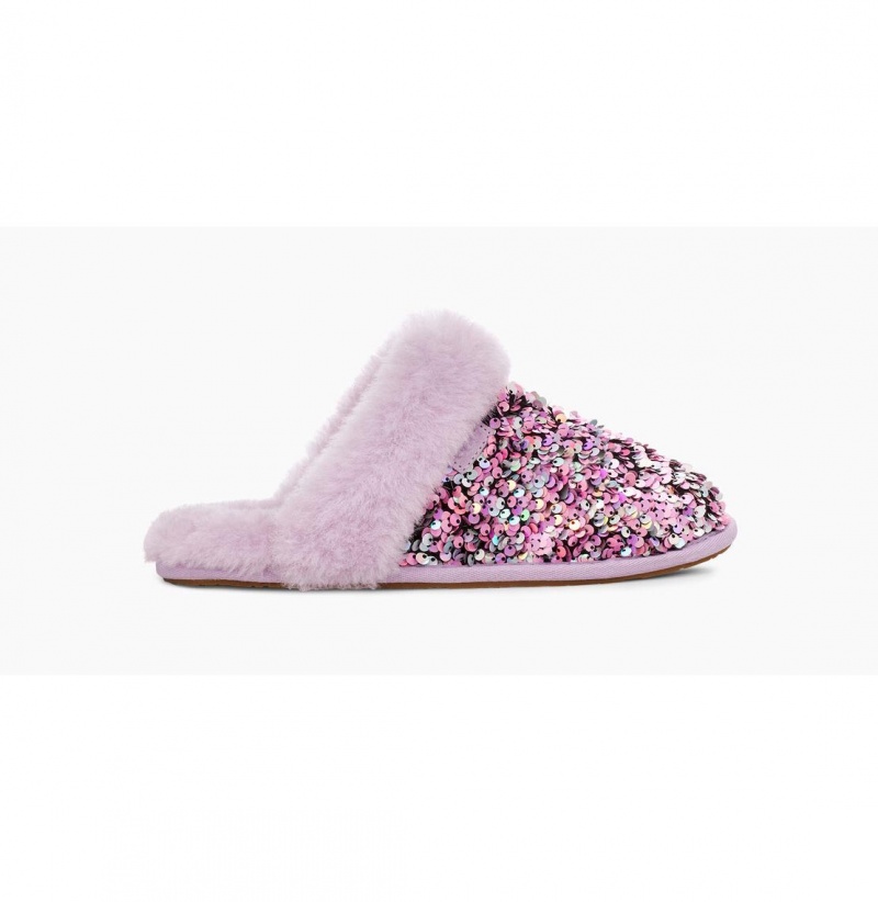 UGG Scuffette II Stellar Sequin Papuce Damske Ruzove Kvetinové | SK-137MOCXGI